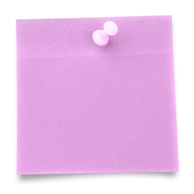 Blank Transparent Purple Adhesive Note with Thumbtack for Office Use - Download Free Stock Videos Pikwizard.com