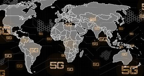 Global Digital Connectivity with 5G Network Technology - Download Free Stock Images Pikwizard.com