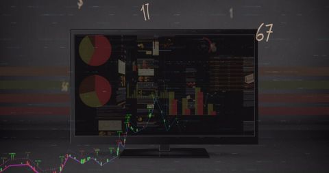 Data Visualization on Digital Interface Screen - Download Free Stock Images Pikwizard.com