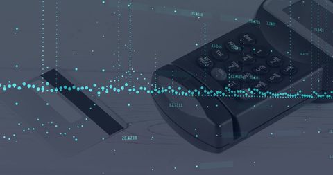 Secure Digital Transaction with Payment Terminal and Data Overlay - Download Free Stock Images Pikwizard.com