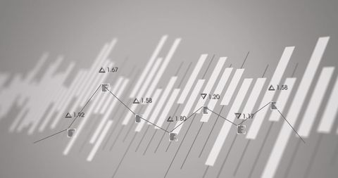 Abstract Financial Data Overlays with Graph Elements - Download Free Stock Images Pikwizard.com
