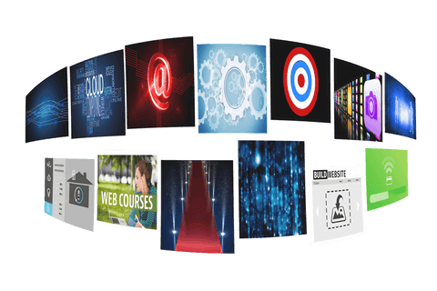 Digital Screens with Social Media on Transparent Background - Download Free Stock Videos Pikwizard.com
