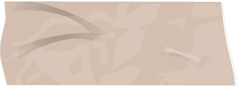 Abstract beige brush stroke with transparent texture