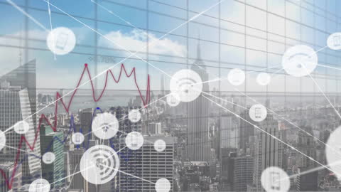 Network Connections and Analytics over Urban Skyline
