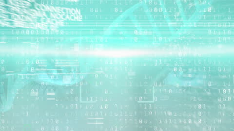 Digital Data Processing with Wind Turbines Animation