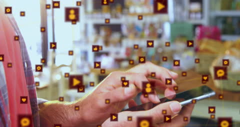 Digital Social Media Network with Smartphone Interaction