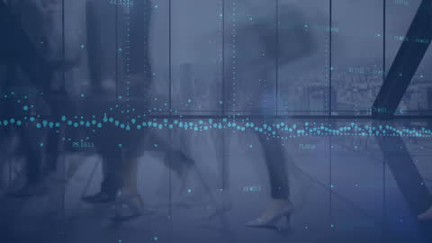 Business Analytics Overlay on Timelapse of Office Movement
