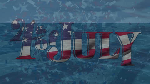 Animated Fourth of July Celebration Concept