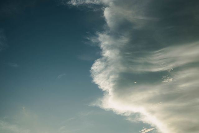 Majestic Cloud Formation against Blue Sky - Download Free Stock Photos Pikwizard.com