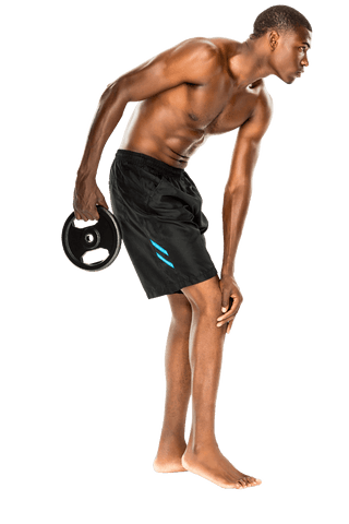 shirtless fit young man exercising with barbell weight on transparent background - Download Free Stock Videos Pikwizard.com