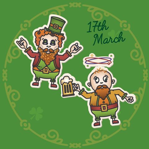 playful leprechauns theme for st. patrick's day celebration - Download Free Stock Templates Pikwizard.com
