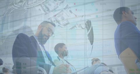 Global Business Finance Meeting with Currency Overlay Concept