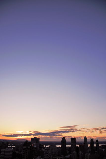Urban Skyline at Sunset with Pastel Sky - Download Free Stock Photos Pikwizard.com
