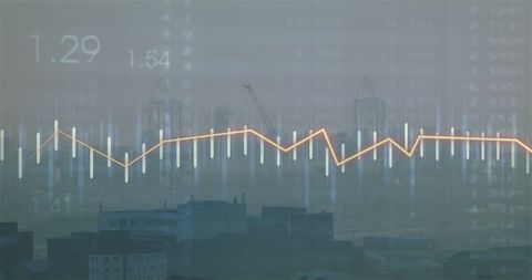Financial Data Integration Over Urban Cityscape - Download Free Stock Images Pikwizard.com