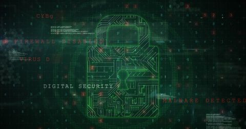 Cybersecurity Technology Focus on Data Threats and Protection - Download Free Stock Images Pikwizard.com