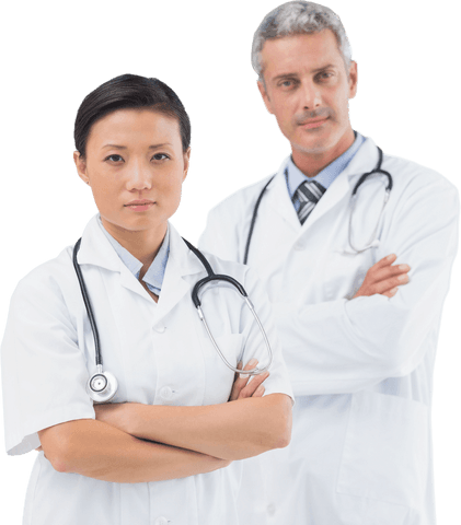 transparent confident medical team stethoscope doctors - Download Free Stock Videos Pikwizard.com