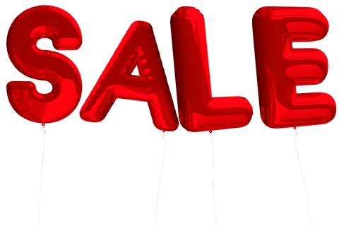Red Sale Balloon Text on Transparent Background - Download Free Stock Videos Pikwizard.com