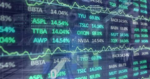 financial stock market data analyzing business growth trends - Download Free Stock Images Pikwizard.com