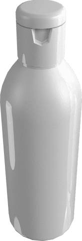 Transparent White Plastic Bottle Mockup with Disc Cap - Download Free Stock Videos Pikwizard.com