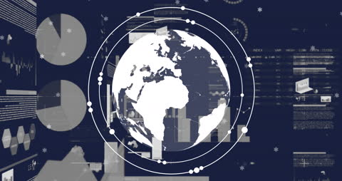 Abstract Visualization of Global Business Analytics and Globalization
