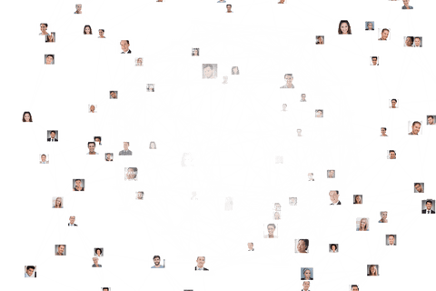 Transparent Network of People Connected by Digital Lines - Download Free Stock Videos Pikwizard.com