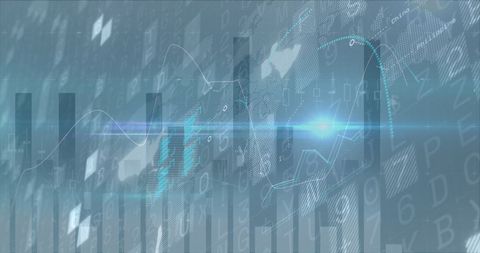 Abstract Financial Data and Global Business Interface - Download Free Stock Images Pikwizard.com