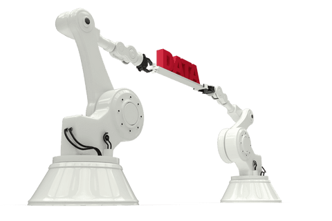 Transparent Robotic Arms Holding Data Message in Digital Theme - Download Free Stock Videos Pikwizard.com