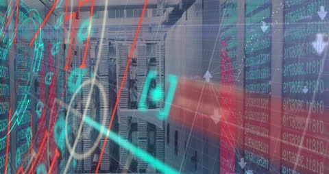 Animated Financial Data Overlaid on Office Environment