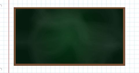 Blank Chalkboard on Lined Notebook Background - Download Free Stock Images Pikwizard.com