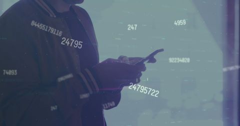 Abstract Concept of Modern Business Technology with Digital Interface