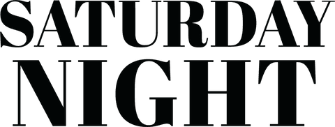 Saturday night text on transparent background