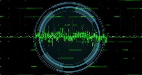 Digital Shield Overlay on Data Visualization