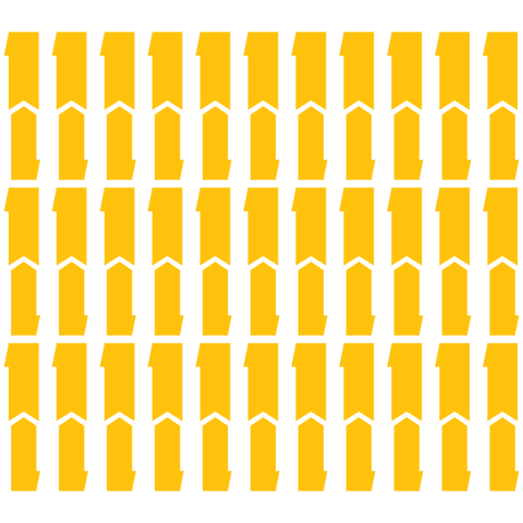 Yellow Ribbon Banner Pattern on Transparent Background Illustration - Download Free Stock Videos Pikwizard.com