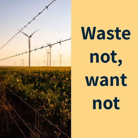 eco-friendly message over wind turbine farm - Download Free Stock Templates Pikwizard.com