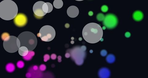 Abstract Colorful Bokeh Lights on Dark Background - Download Free Stock Images Pikwizard.com
