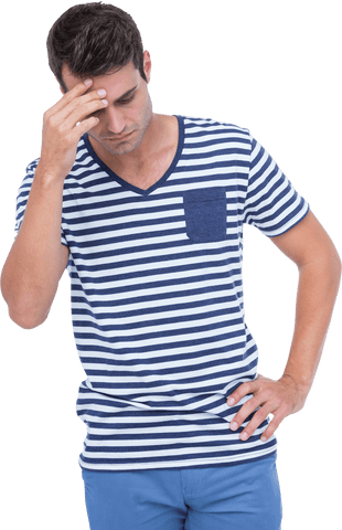 Pensive Young Man Pondering Isolated on Transparent Background - Download Free Stock Videos Pikwizard.com