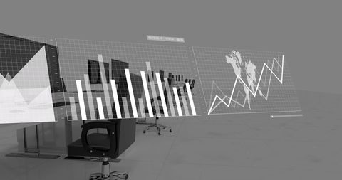 Data visualization and analysis in modern office