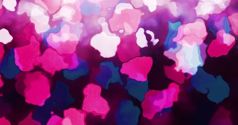 Vibrant Abstract Liquid Flowing Texture with Pink and Purple Swirls