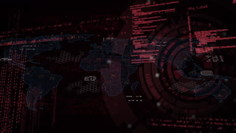 Global Data Network with Digital Interface and Scanning Elements