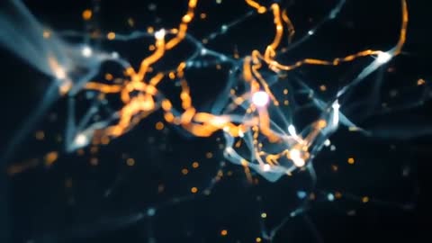 Flowing Glowing Network of Virtual Connections