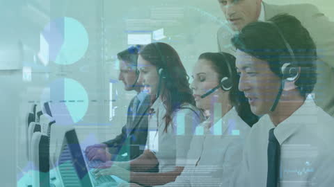 Digital Interface Enhancing Business Communication Overcall Center