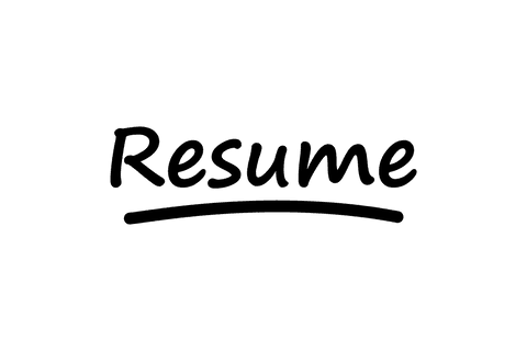 underline resume texts on transparent background icon - Download Free Stock Videos Pikwizard.com