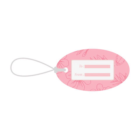 Pink Luggage Tag Template on Transparent Background - Download Free Stock Videos Pikwizard.com