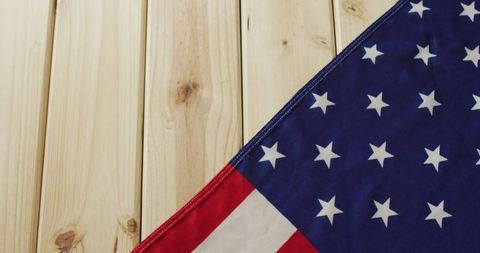 American flag on wooden background for patriotic themes