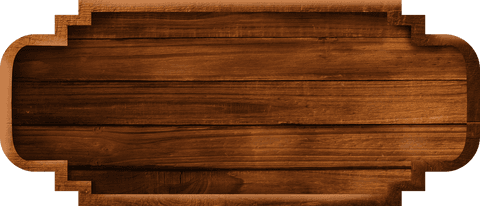 Transparent wooden plaque with detailed grains