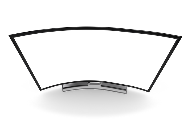 Transparent TV Screen with Curved Design for Modern Technology Concepts - Download Free Stock Videos Pikwizard.com