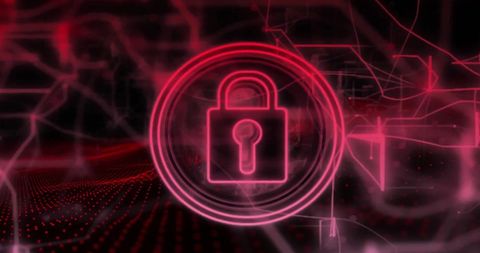 Futuristic Hologram Security Padlock Animation - Download Free Stock Images Pikwizard.com