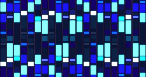 Dynamic Blue Pixel Grid Against Black Background - Download Free Stock Images Pikwizard.com