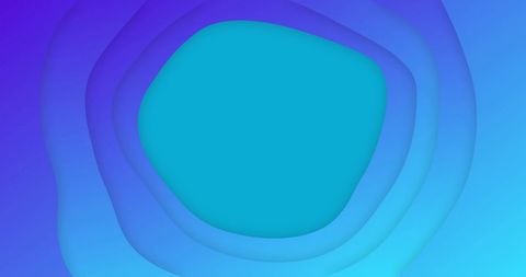 Dynamic gradient blue shapes on digital interface