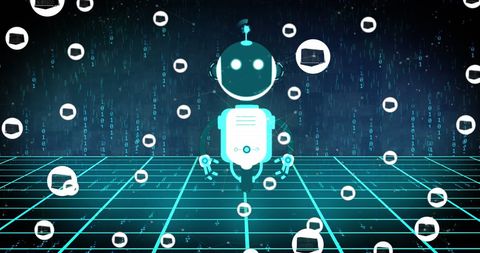 Futuristic AI Chatbot Concepts with Digital Interface - Download Free Stock Images Pikwizard.com